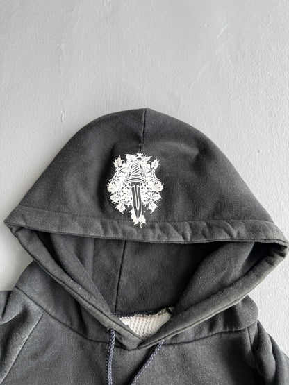 Vintage Chrome Hearts Horseshoe Floral Hoodie