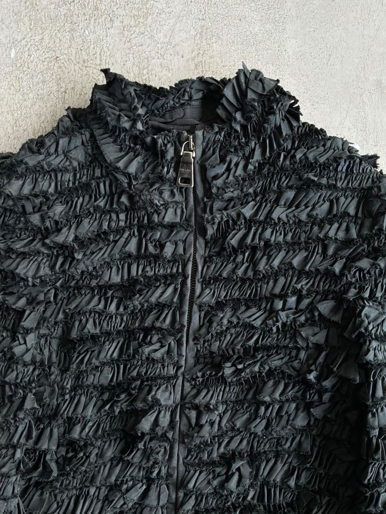 Prada Ruffles Zip Jacket