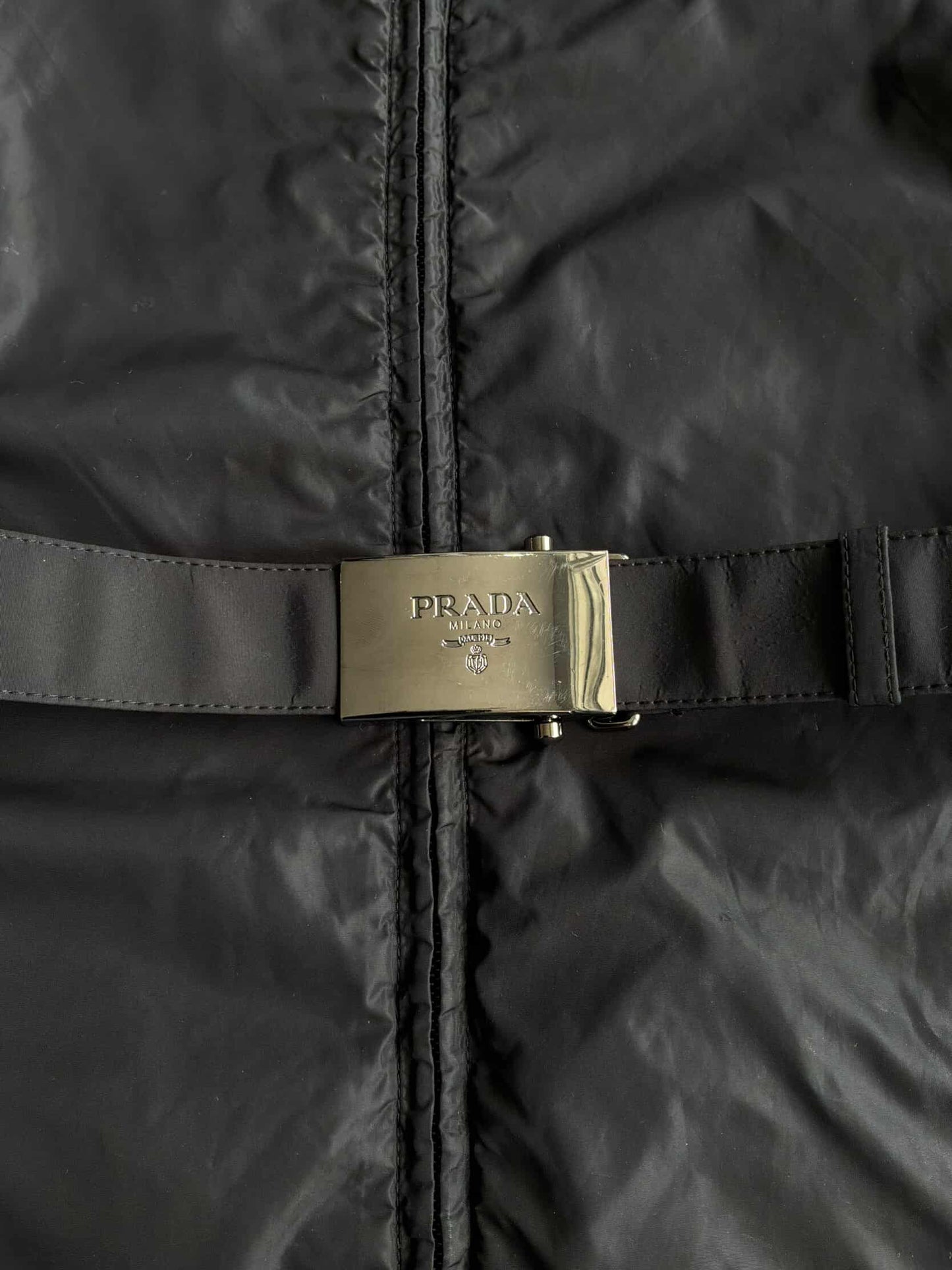 Prada Women’s Belted Nylon Trench Coat