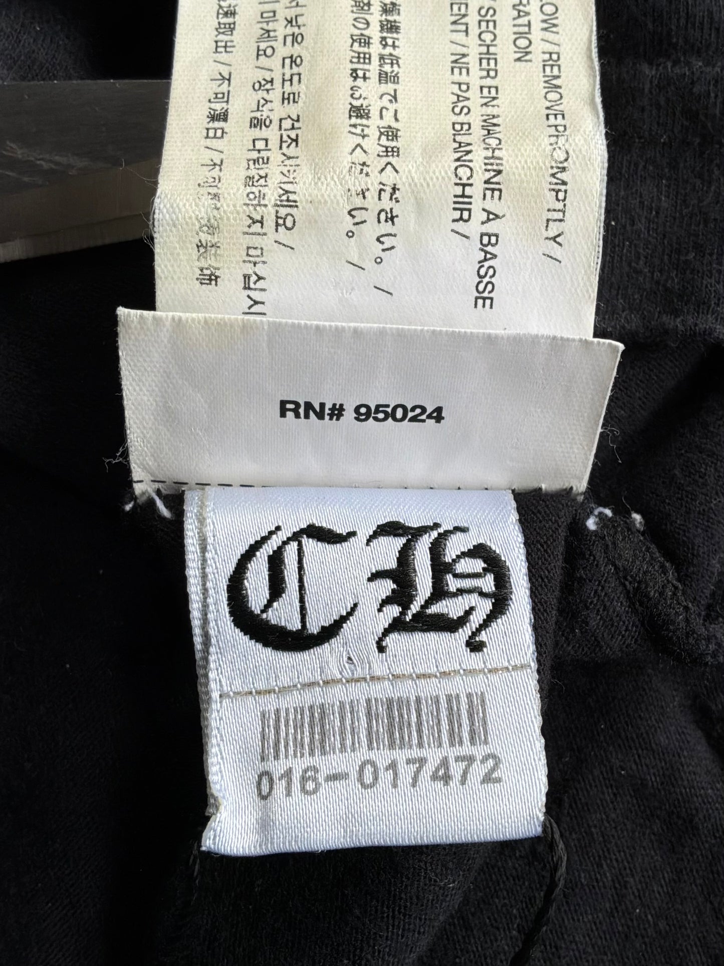 Chrome Hearts USA Scroll Logo Tee