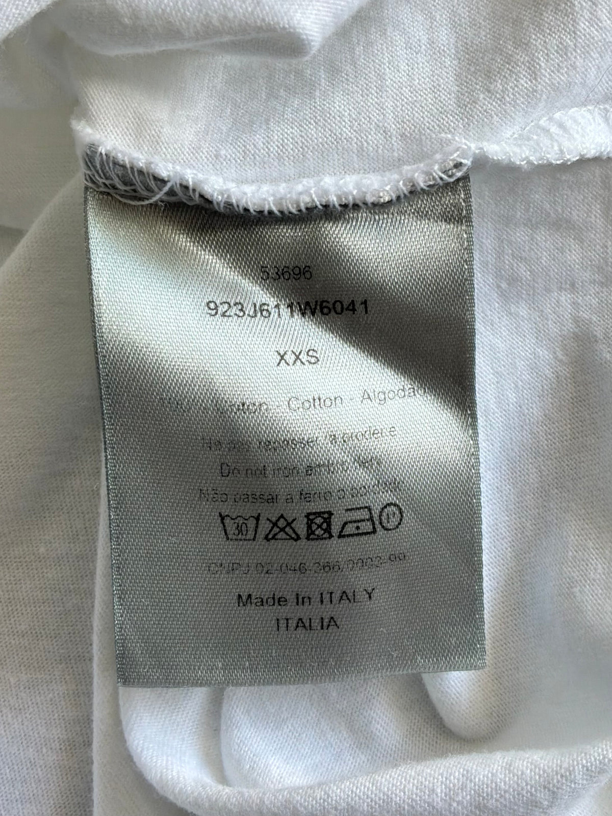 Dior Bee Logo White Tee