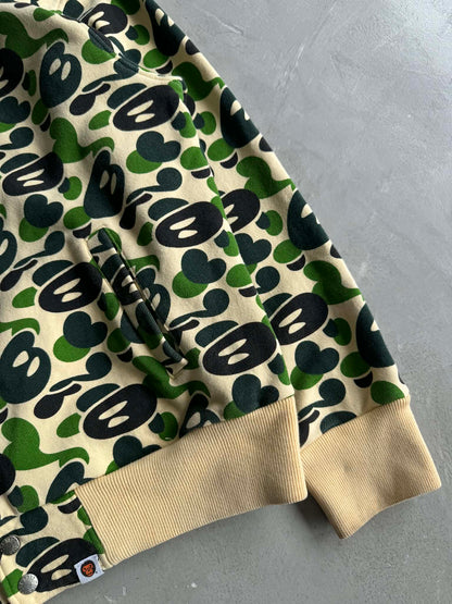 Bape Babymilo Camo Varsity Jacket