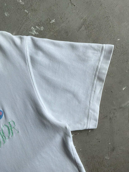 Dior Flower Chest Logo Tee