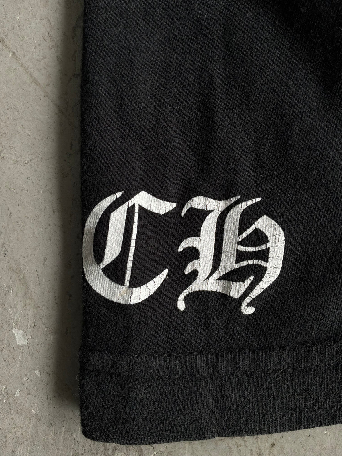 Chrome Hearts Red Horseshoe Cemetery Tee