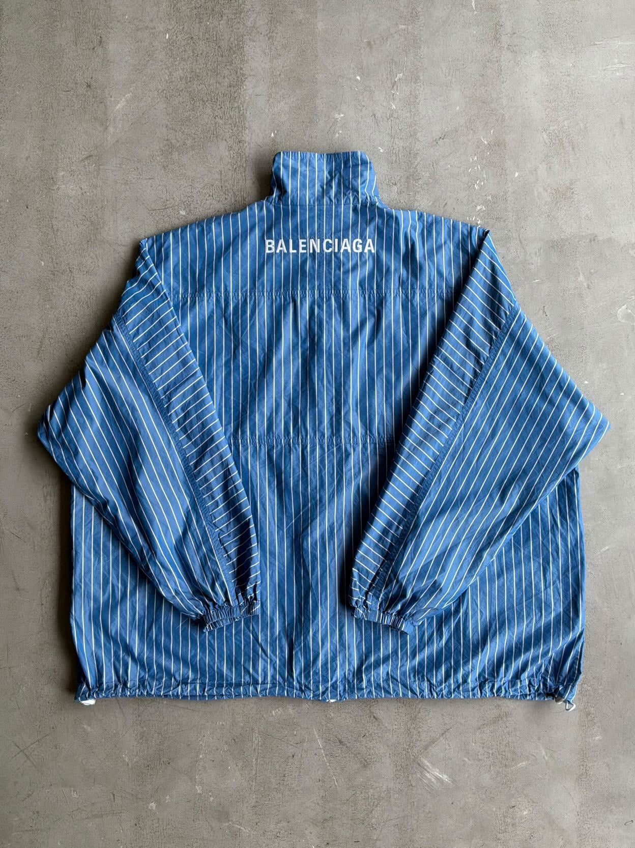 Balenciaga Stripes Oversized Track Jacket