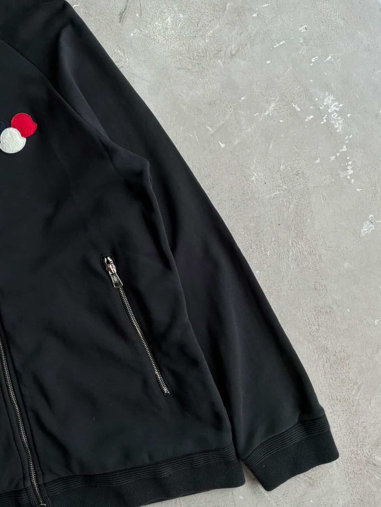 Moncler Tri-Logo Zip Hoodie