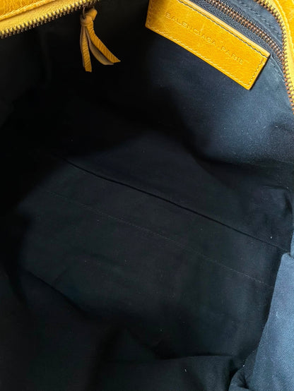 Balenciaga City Lemon Lambskin Bag