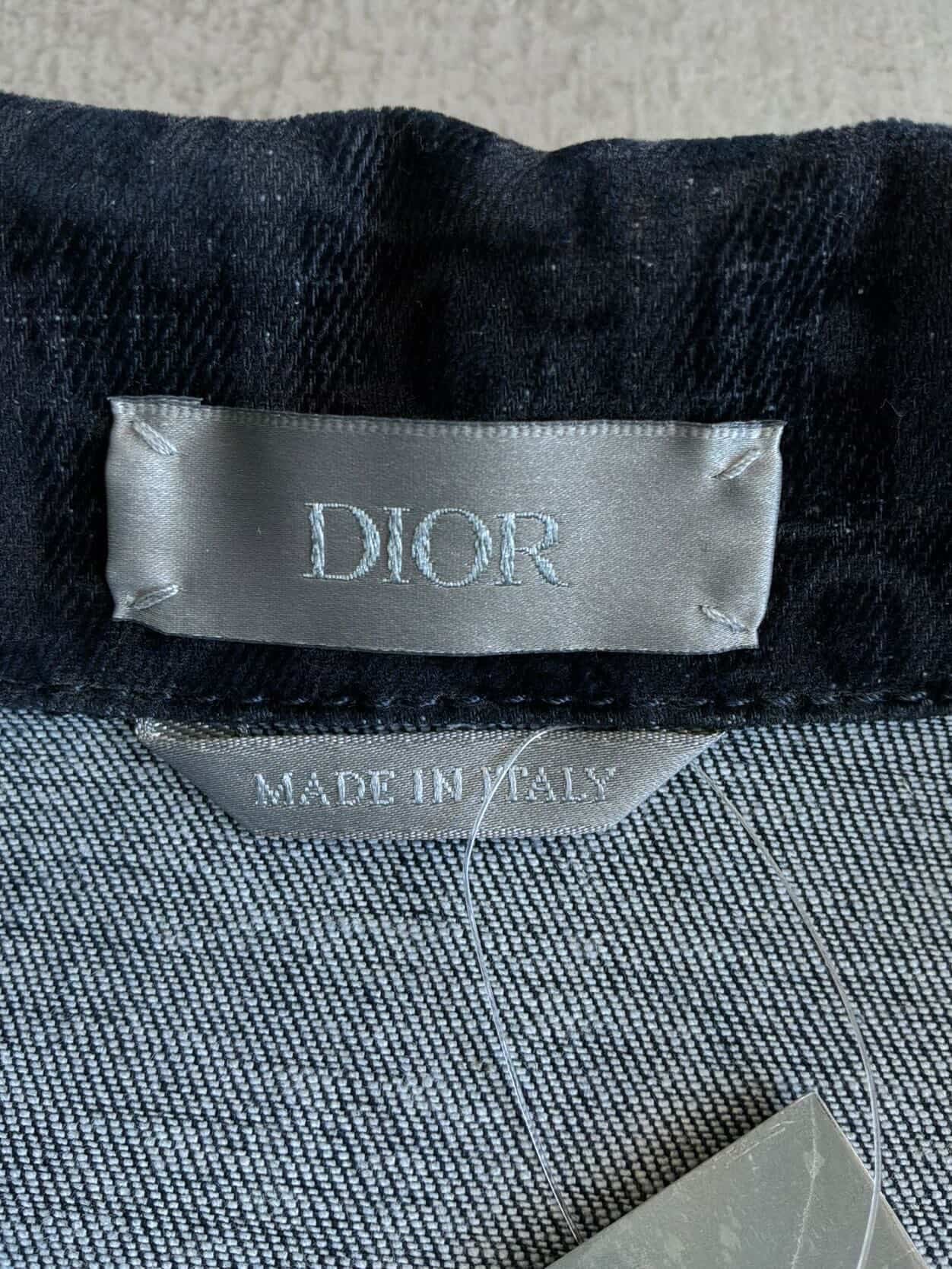 Dior Oblique Suede Denim Overshirt