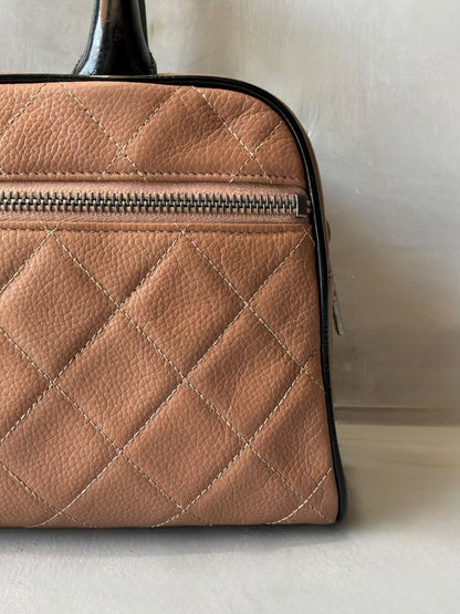Chanel Quilted Mini Bowler Bag