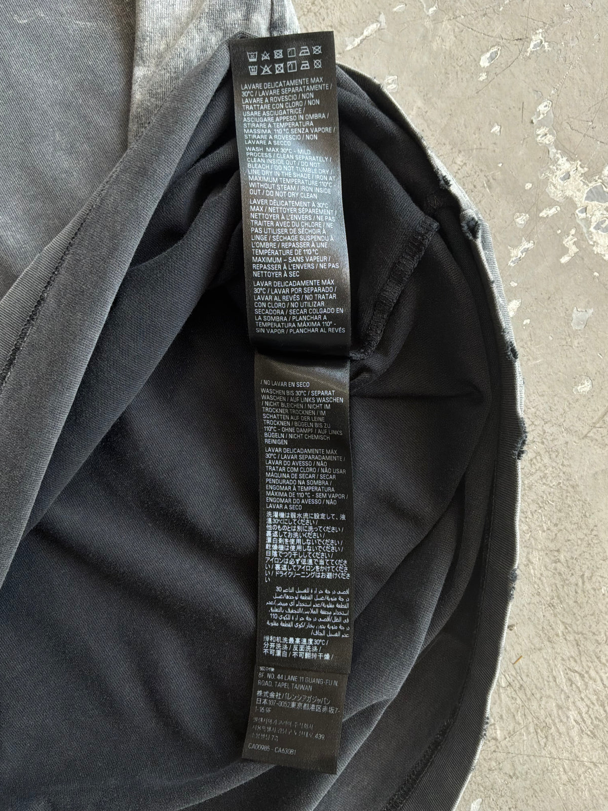 Balenciaga Spellout Tye Die Shirt