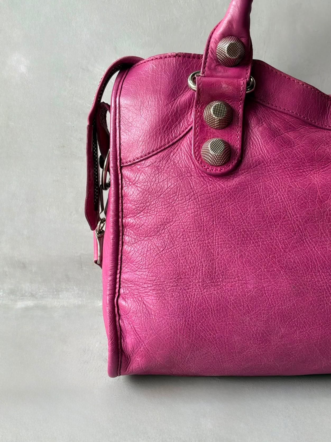Balenciaga City Giant 21 Purple/Pink Lambskin Bag