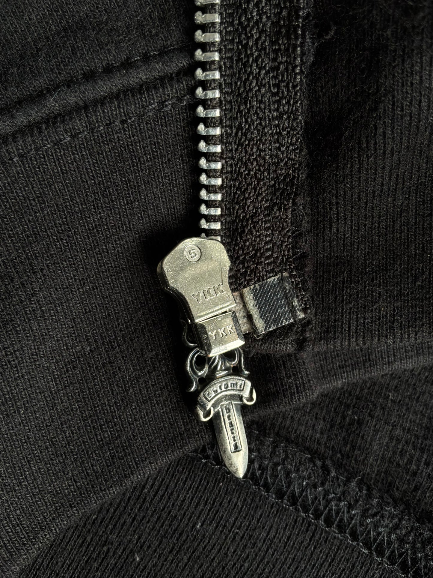 Chrome Hearts FUCK YOU Horseshoe Thermal Zip Hoodie