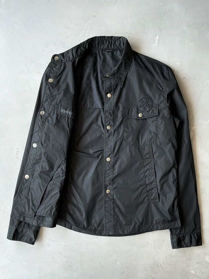 Gucci Star Logo Monogram Lining Snap Font Jacket