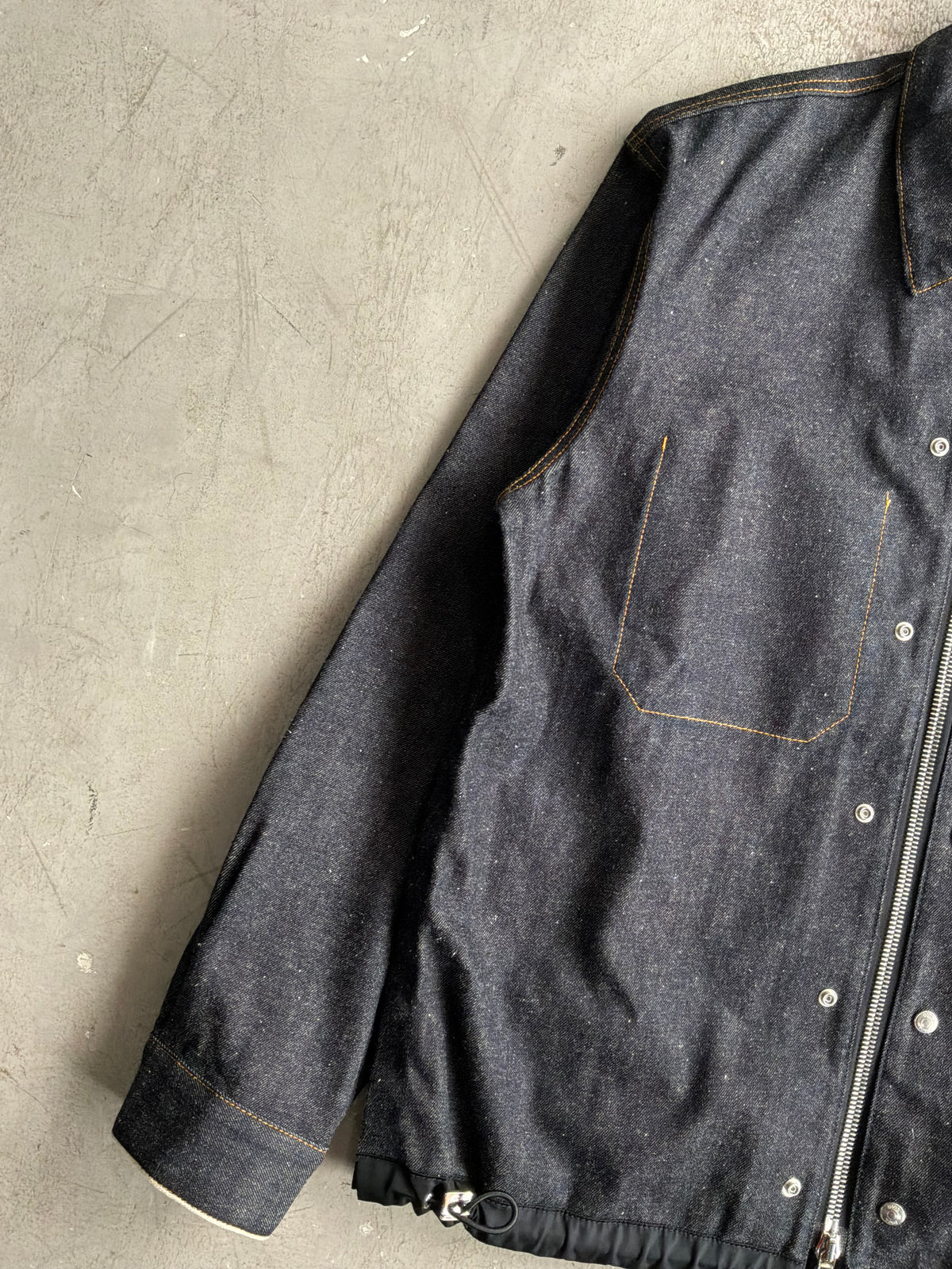Dior X Sacai Signature Logo Denim Jacket