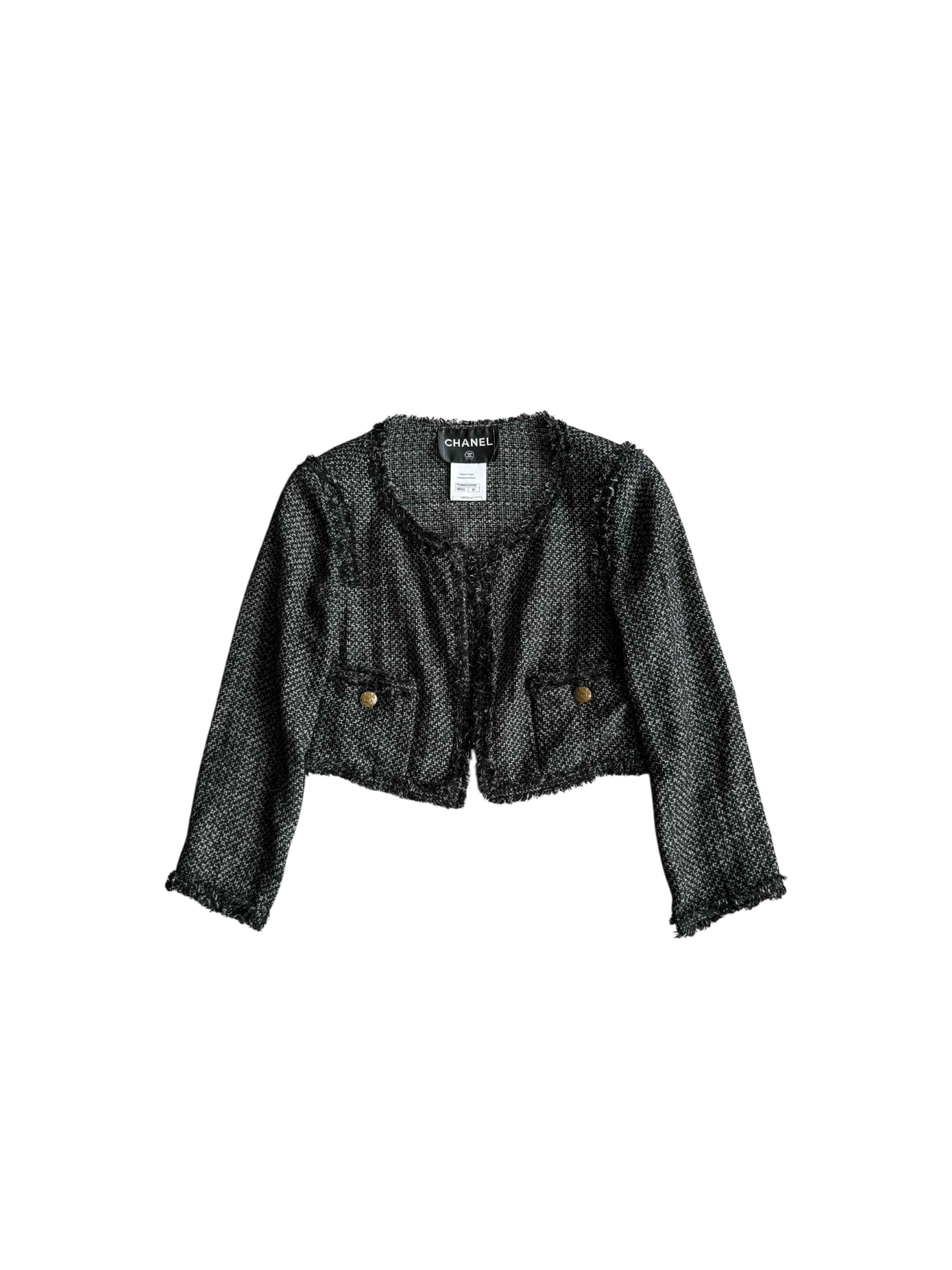 Chanel Cropped Tweed Jacket