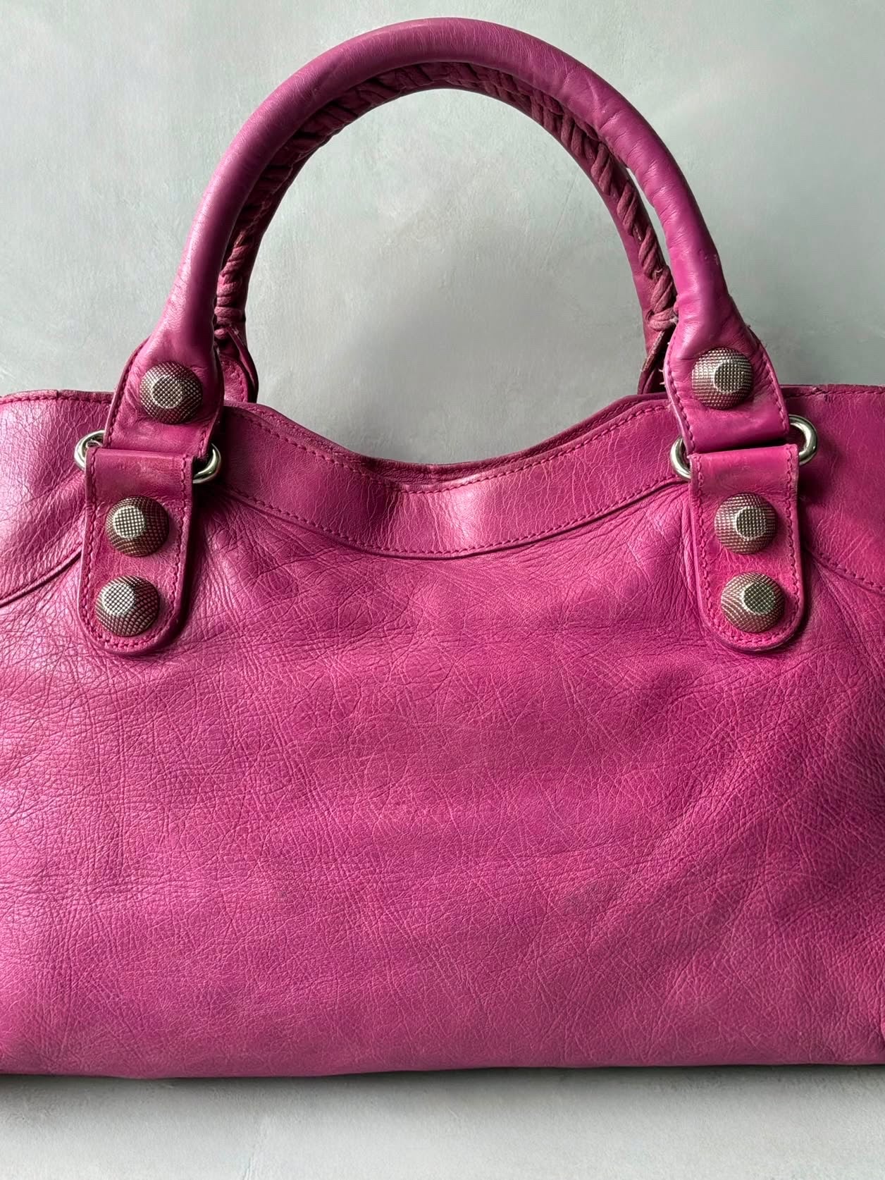 Balenciaga City Giant 21 Purple/Pink Lambskin Bag