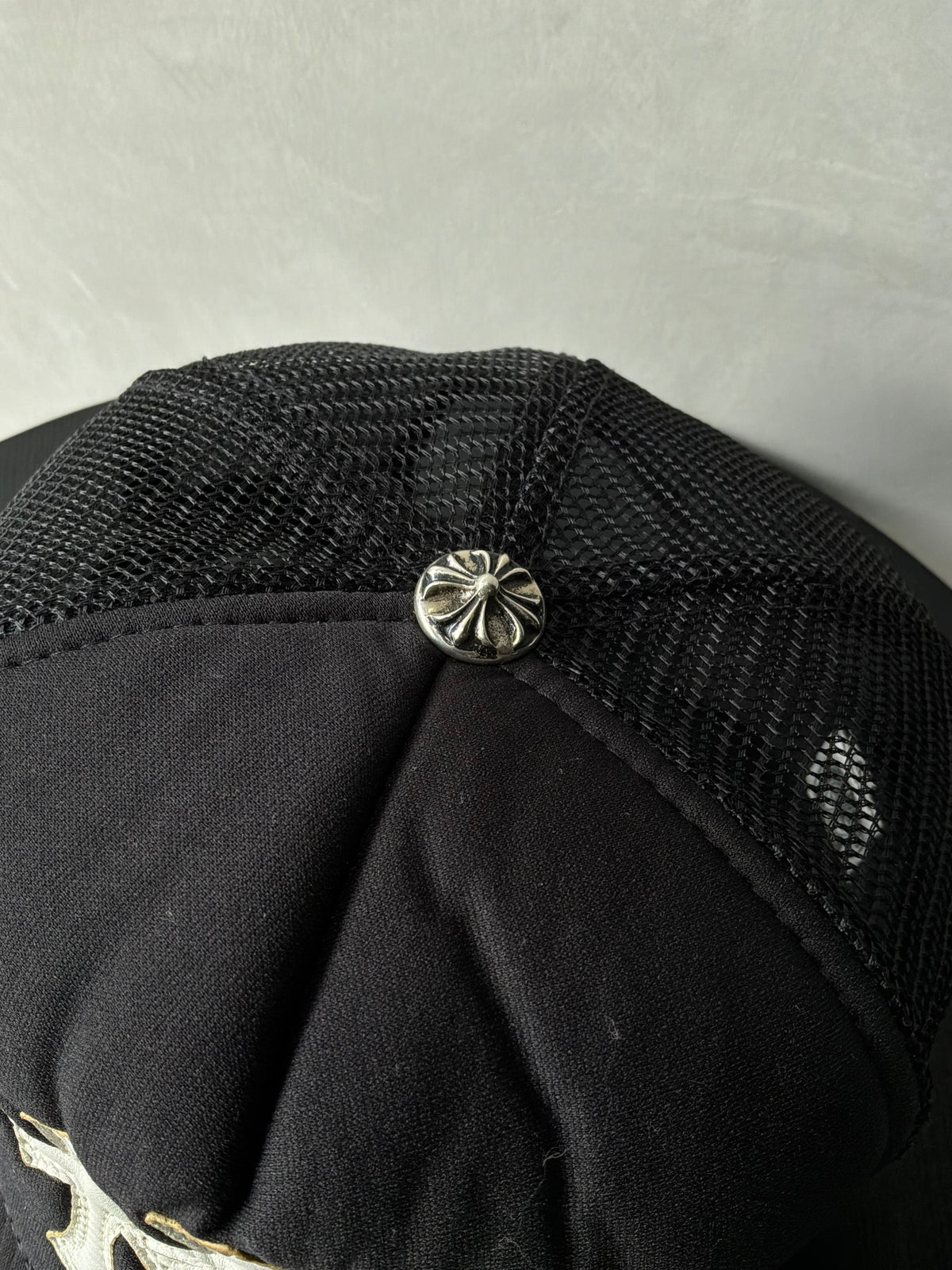 90s Chrome Hearts Cemetery Trucker Hat