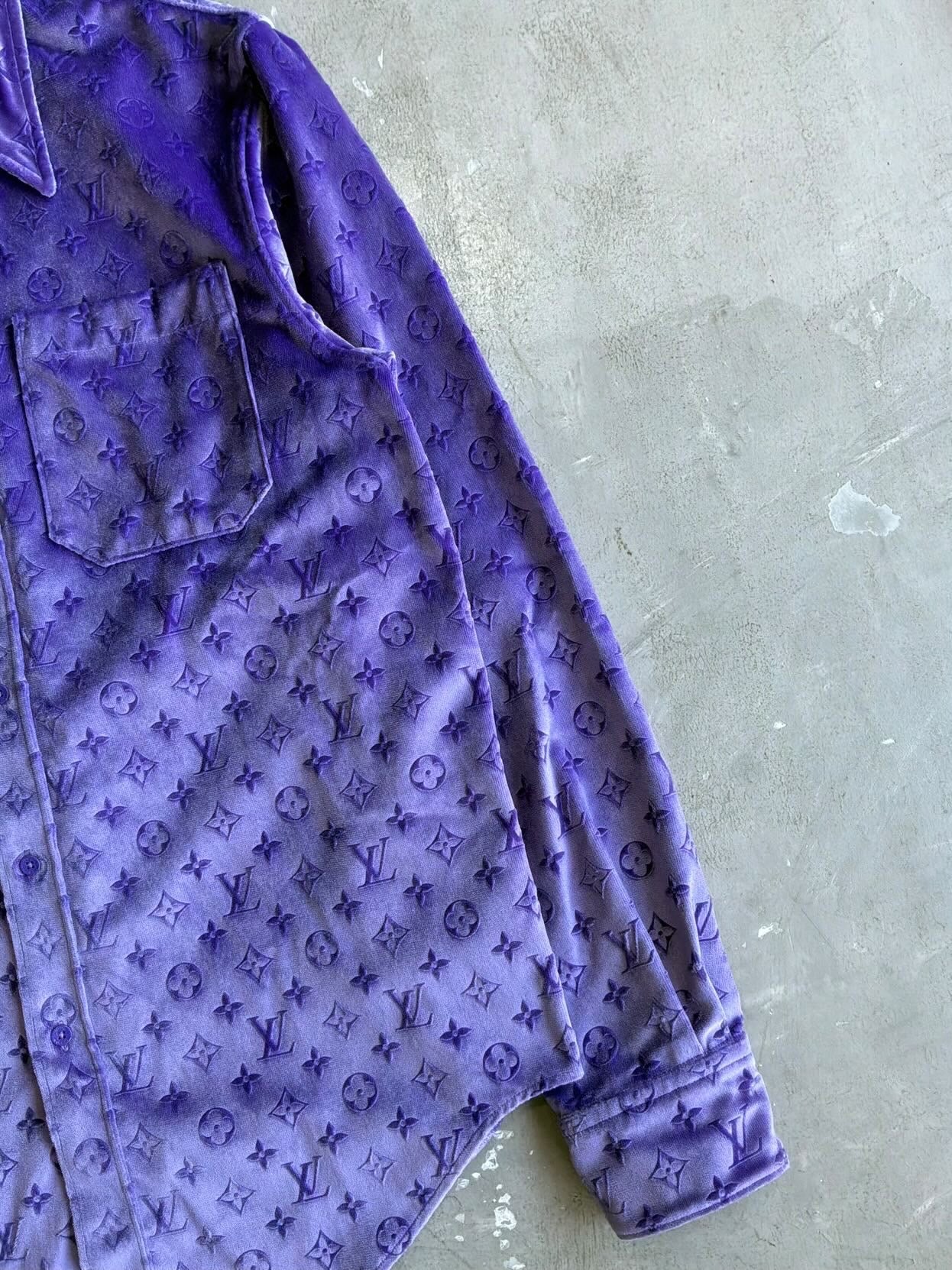 Louis Vuitton Velvet Monogram Shirt