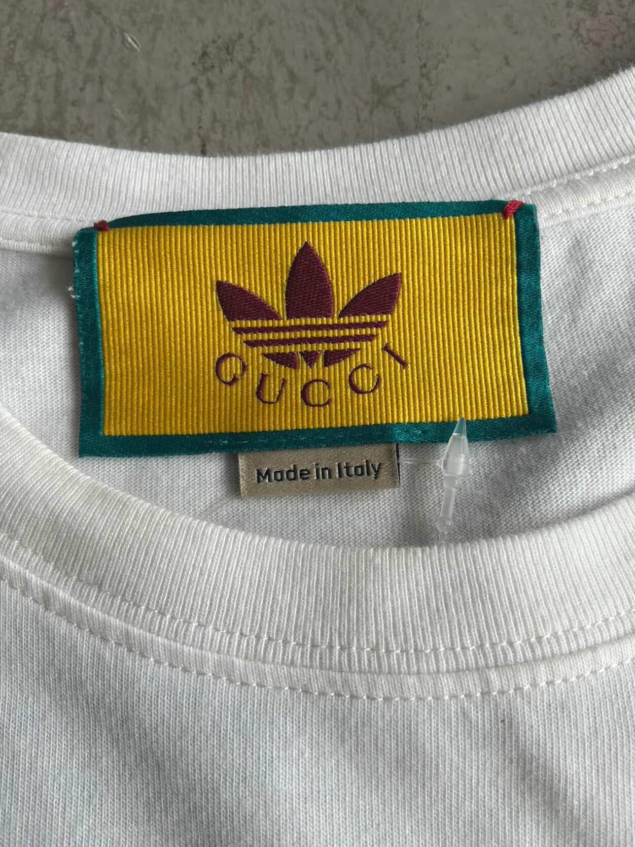 Gucci X Adidas Trefoil White tee