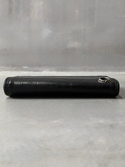 Chrome Hearts Scroll Leather Card Holder