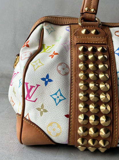 Louis Vuitton x Murakami Courtney White Multicolor Bag