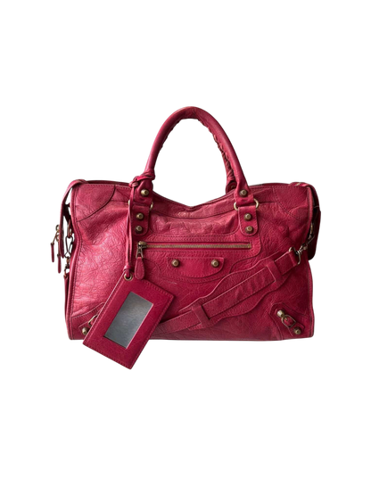 Balenciaga City Classic Pink Lambskin