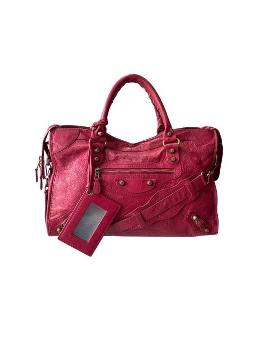 Balenciaga City Classic Pink Lambskin