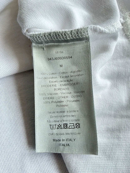 Dior Flower Chest Logo Tee