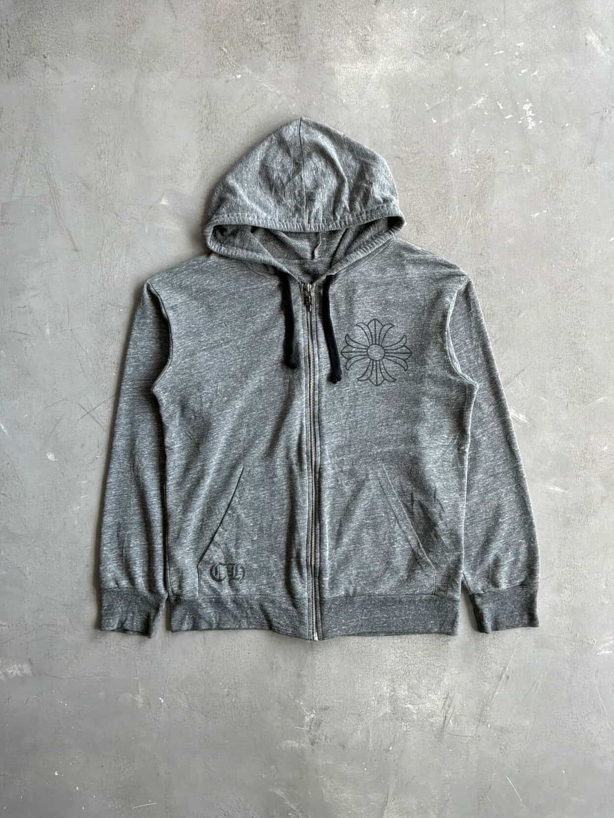 Chrome Hearts Hollywood Plate Zip Hoodie