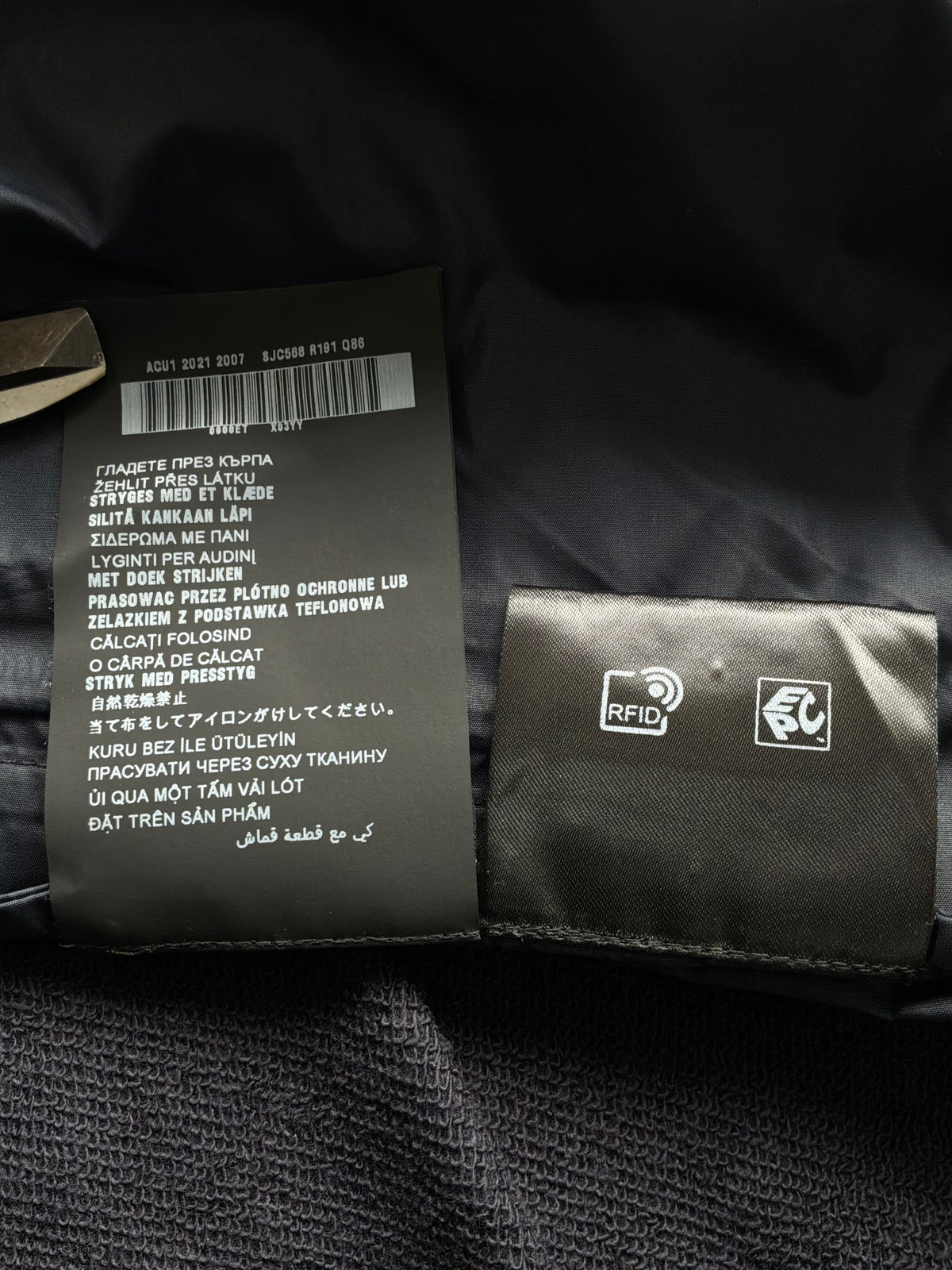 Prada Hybrid Zip Up Hoodie