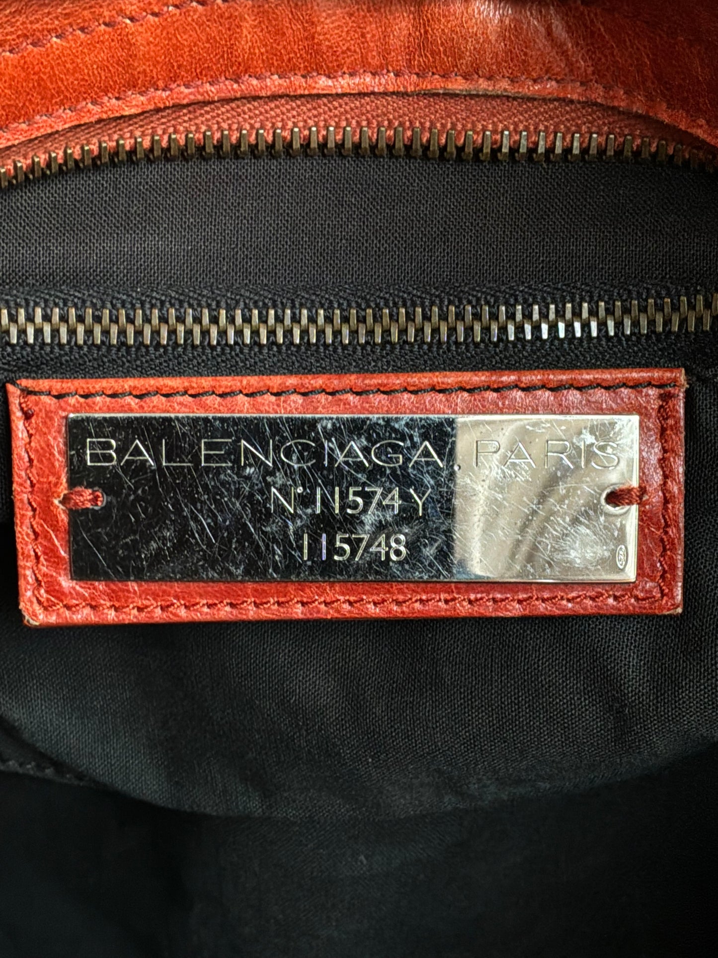 Balenciaga City Orange Classic Bag