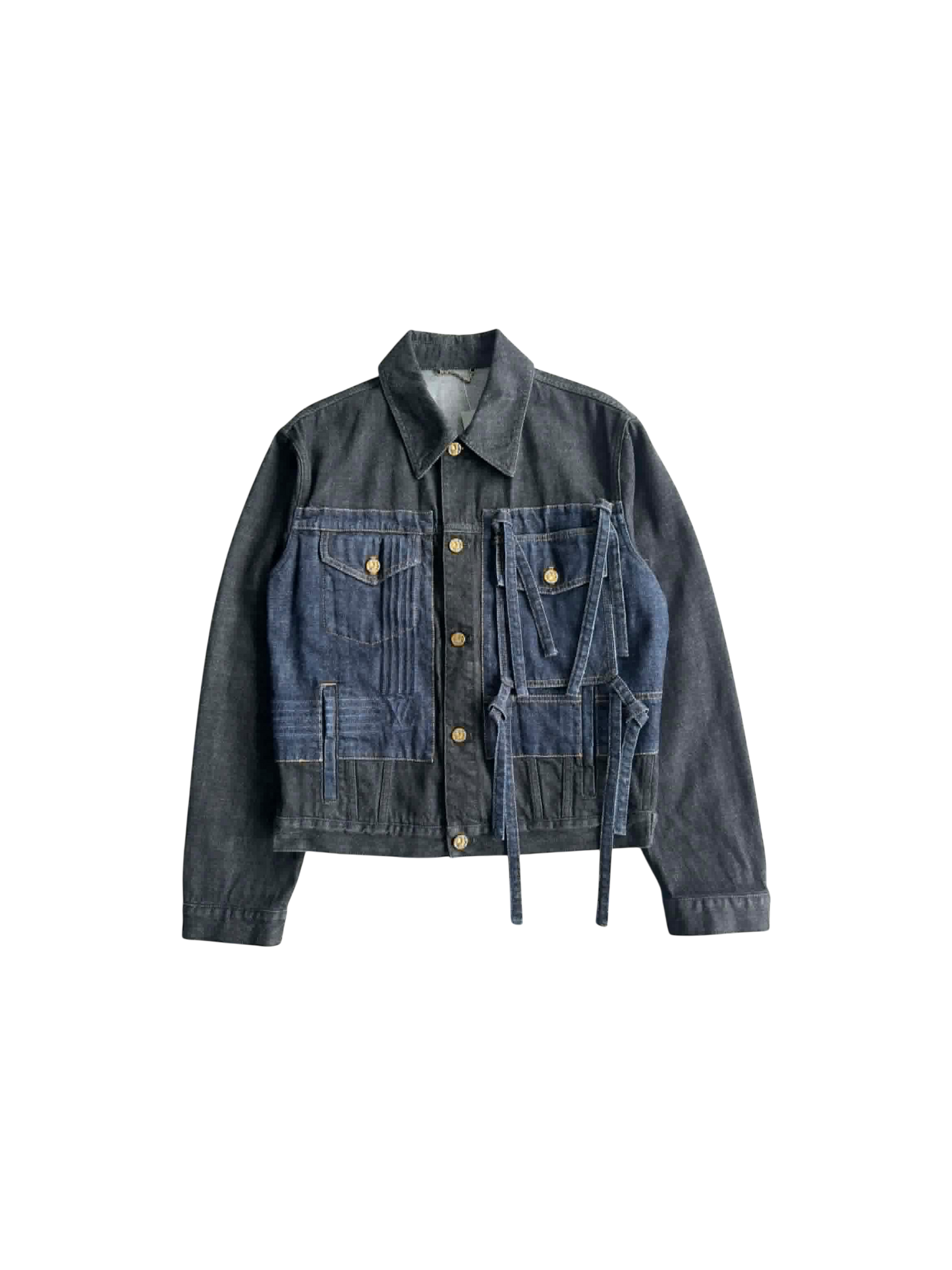 Louis Vuitton Bow-Paneled Denim Jacket