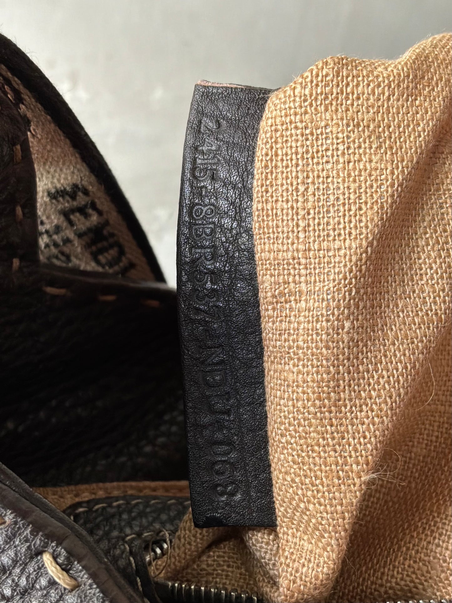 Fendi Selleria Brown Leather Hobo Bag