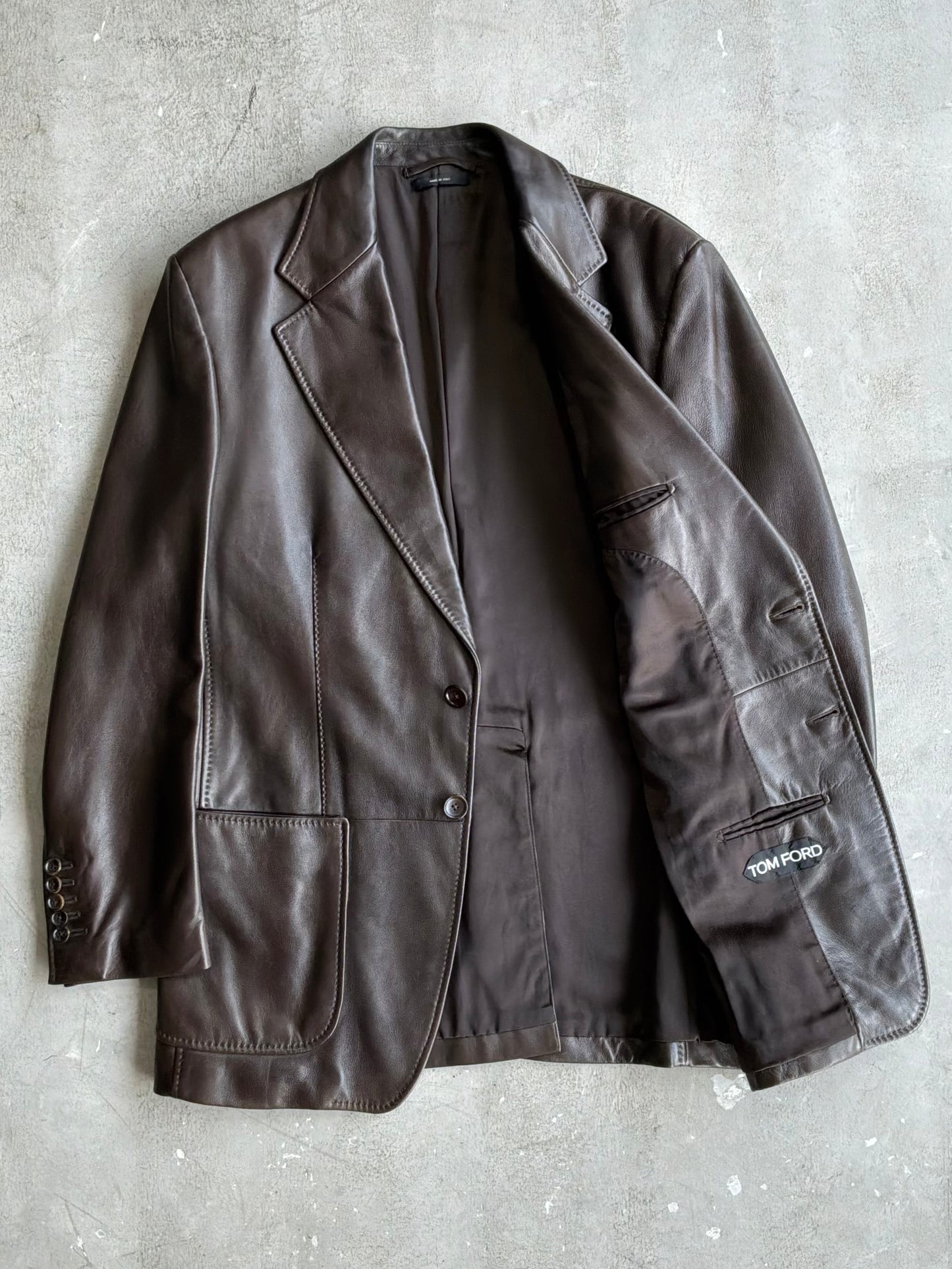 Tom Ford Leather Blazer