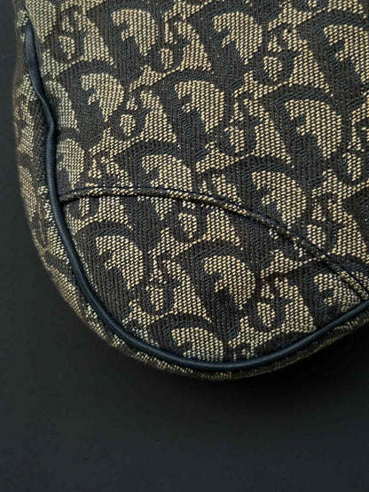 Vintage Dior Oblique Canvas Saddle bag