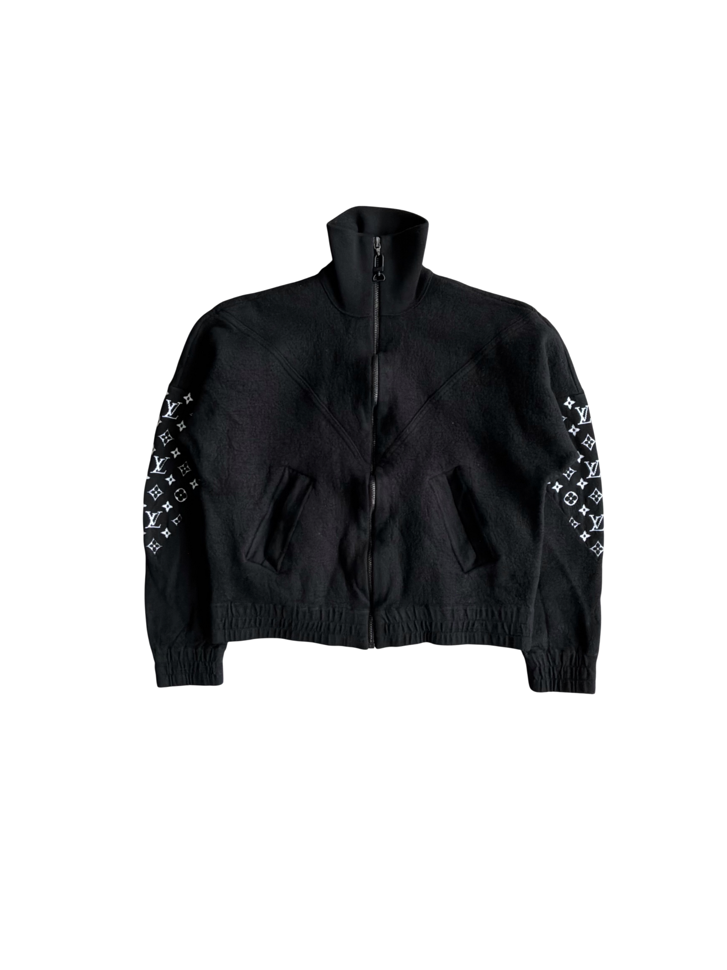 Womens Louis Vuitton Sleeve Monogram Knit Jacket
