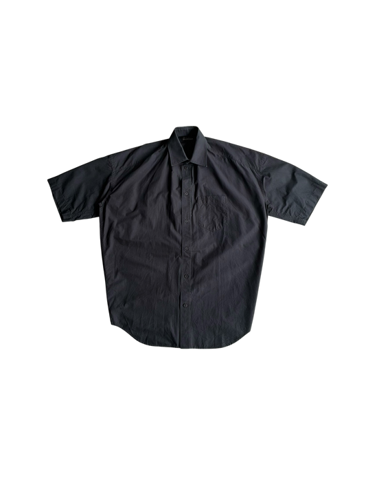 Balenciaga Chest Script Polo Button Down