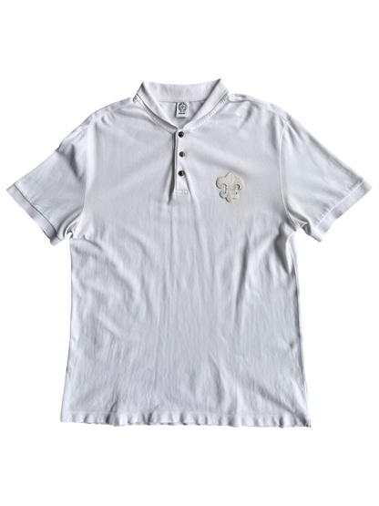 1/1 Vintage Chrome Hearts Fleur Patch Polo Shirt