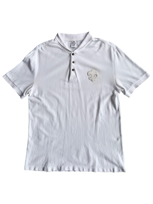 1/1 Vintage Chrome Hearts Fleur Patch Polo Shirt