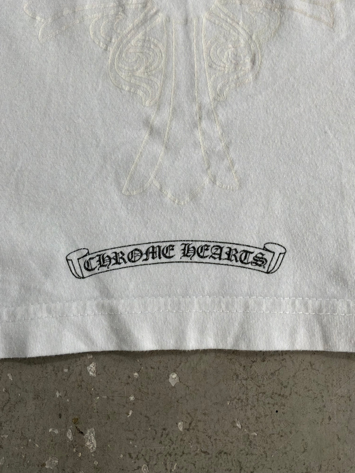 Chrome Hearts Tri Tonal Celtic White Tee