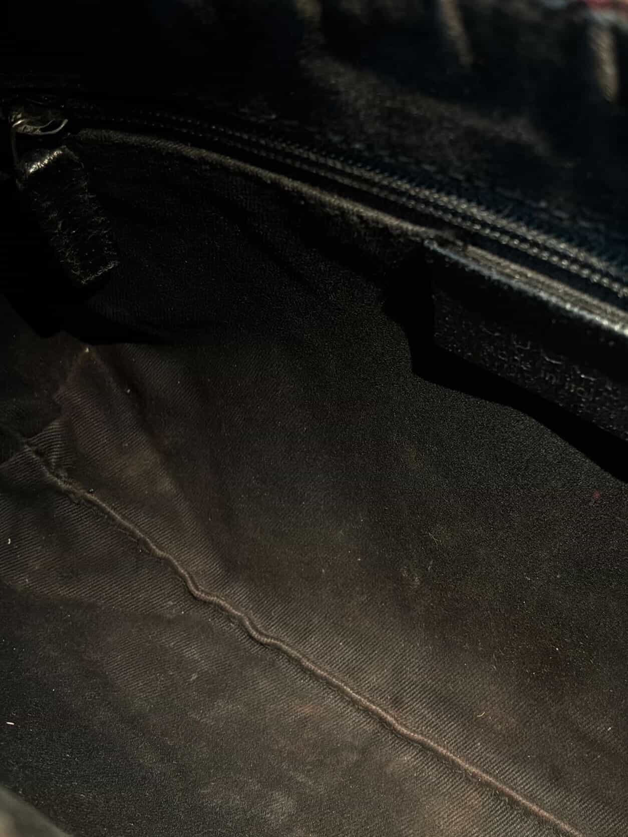 Gucci GG Black Canvas Monogram HandBag