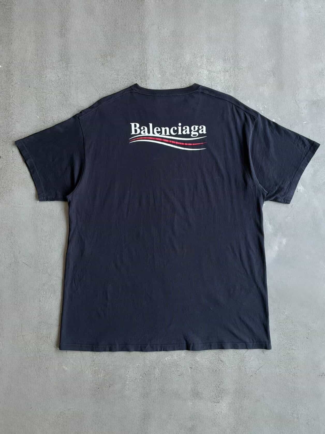 Balenciaga Political Campaign Navy