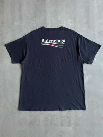 Balenciaga Political Campaign Navy