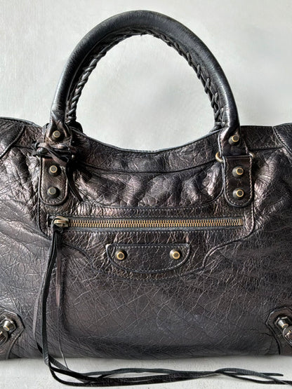 Balenciaga Classic City ‘Ink’ Lambskin Bag