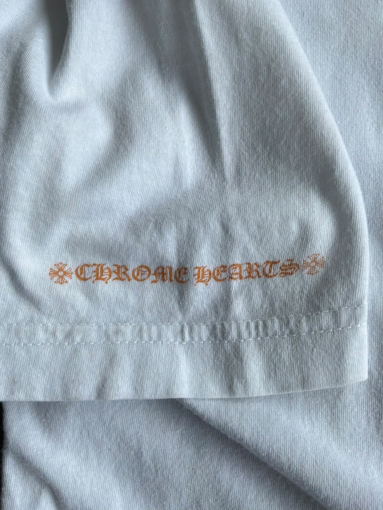 Chrome Hearts Side Script Horseshoe Tee