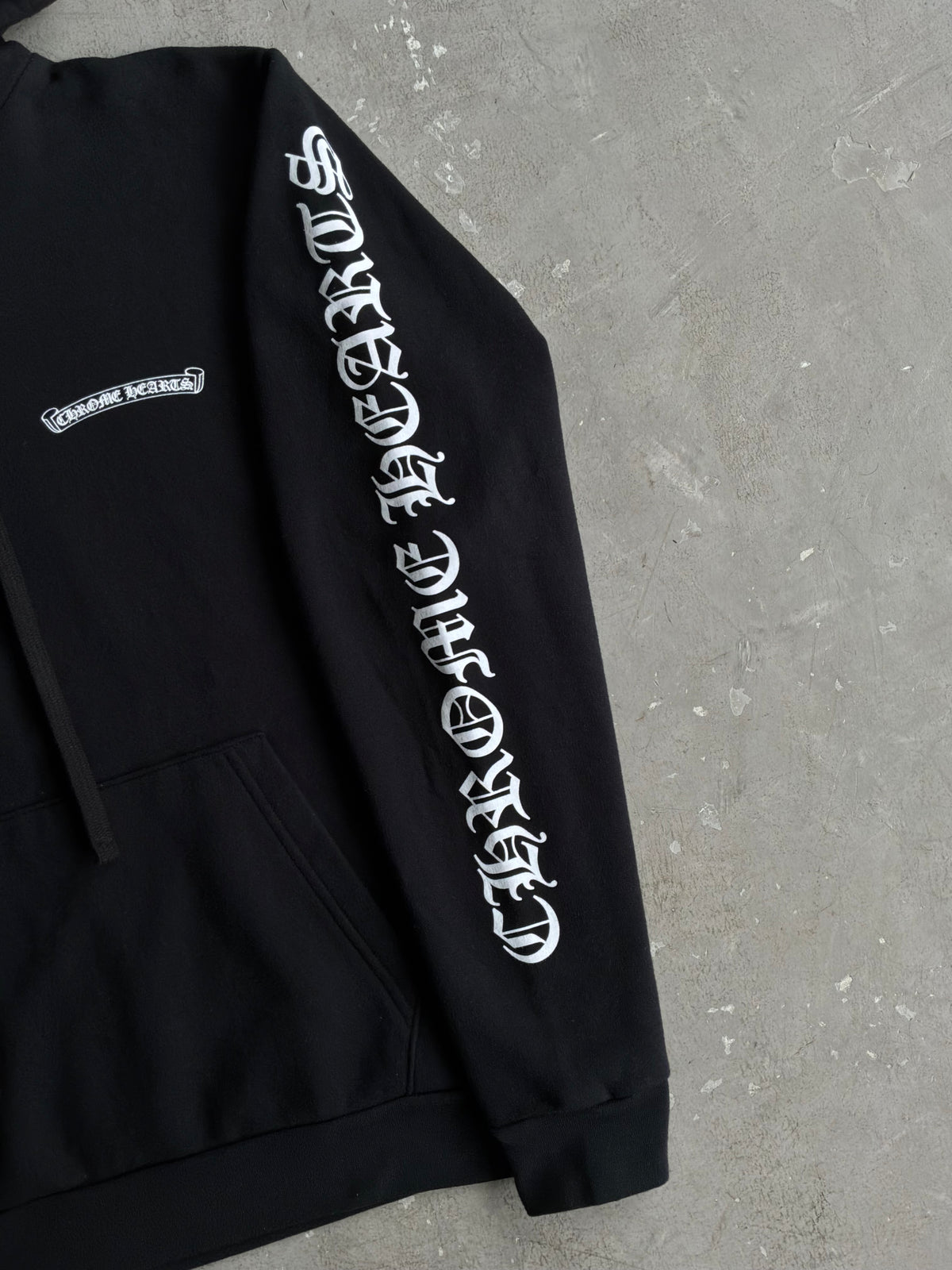 Chrome Hearts Scroll Logo Pullover Hoodie