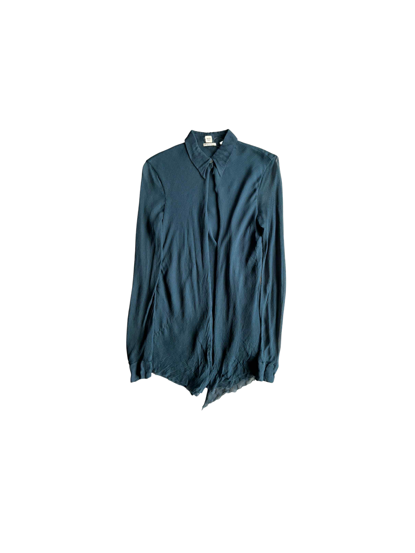 Hermes Margiela Era Double Layered Silk Button Dress