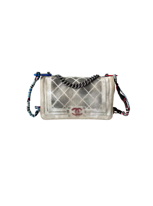 2014 Chanel Art School Oh My Boy Graffiti Bag