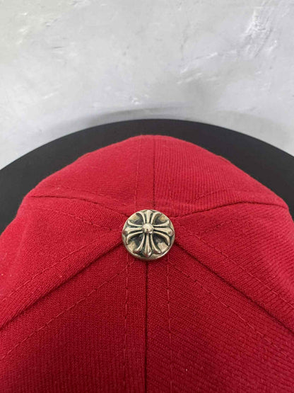 Chrome Hearts Red “Love you” Fitted Hat