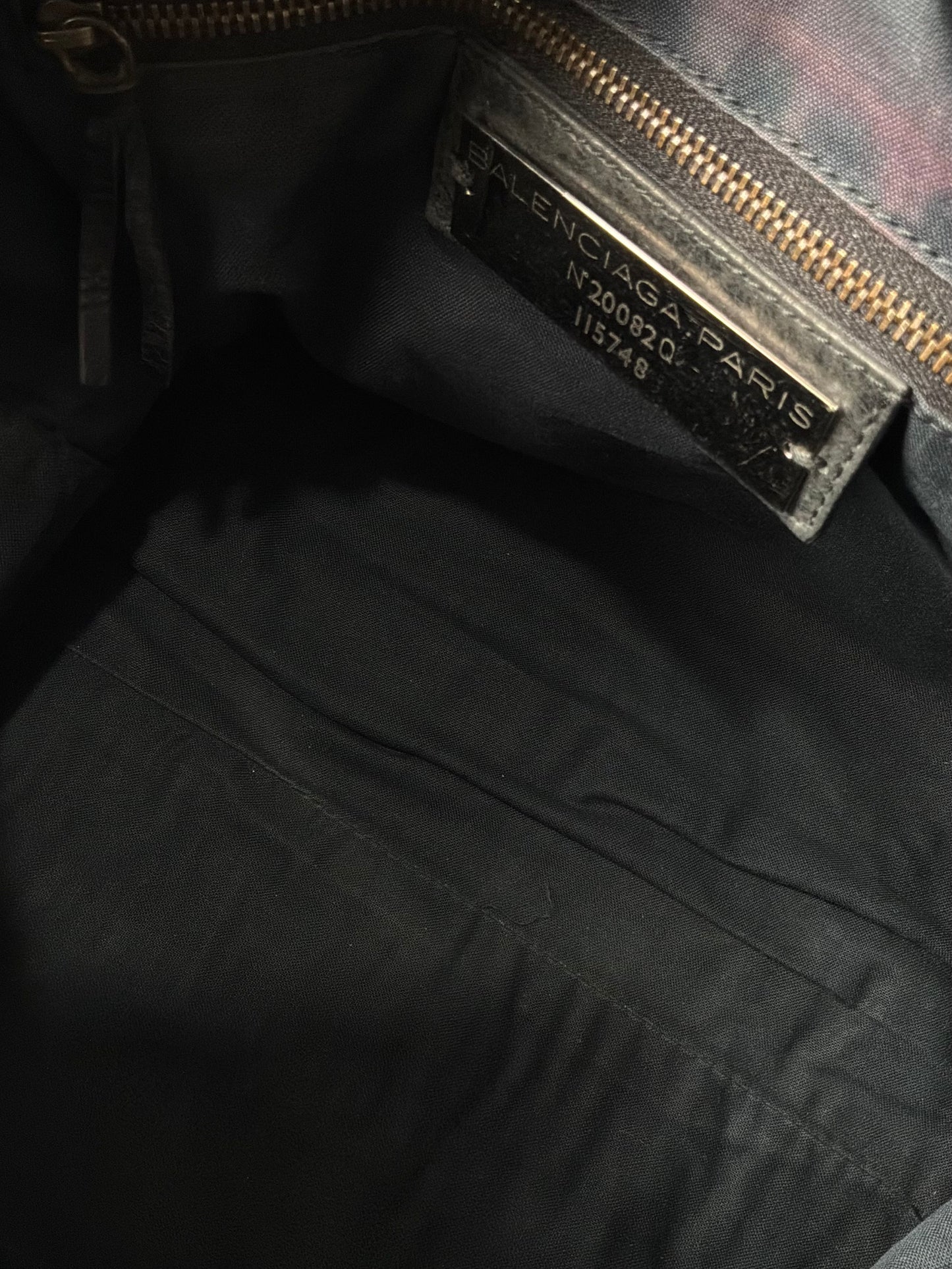 Balenciaga Classic City Black on Brass Lambskin Bag